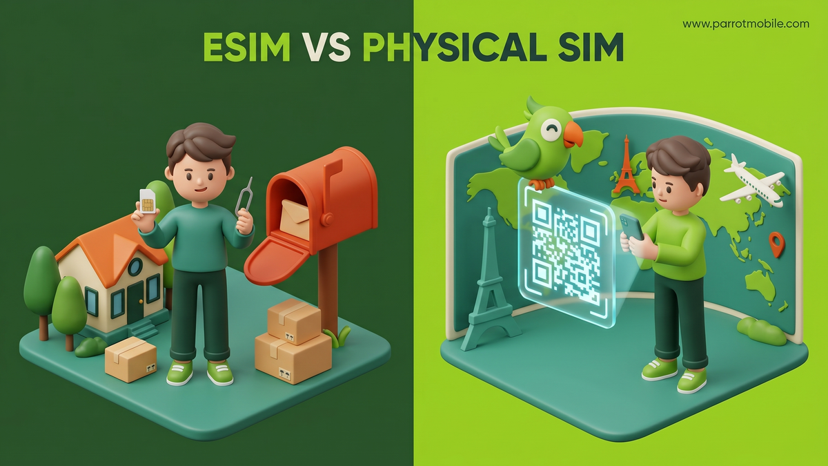 eSIM vs. Physical SIM: What's the Difference?
